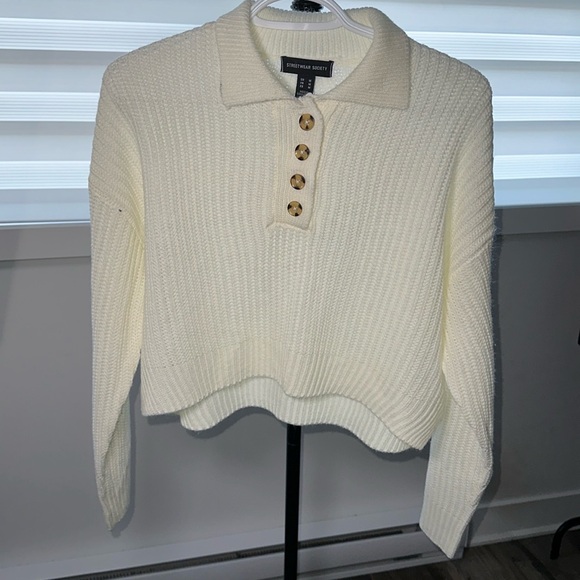 STREETWEAR SOCIATY beige Sweater - Picture 1 of 1